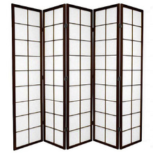 5 Panel Zen Room Divider Screen